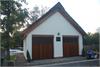 Thatched double garage